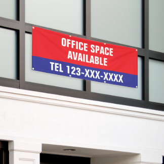 Office Space Available Custom Commercial Banner