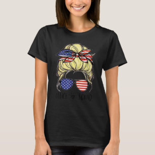 Office Squad Administrative Assistant Messy Bun 8 T-Shirt
