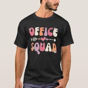 Office Squad Office Staff Admin Crew Teacher Girl  T-Shirt
