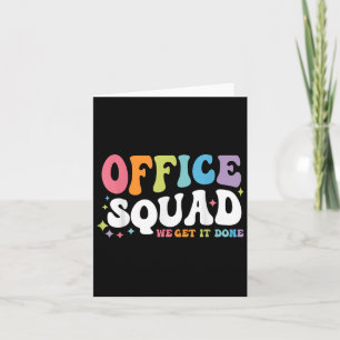 Office Squad We Get It Done Back To School Happy F Card