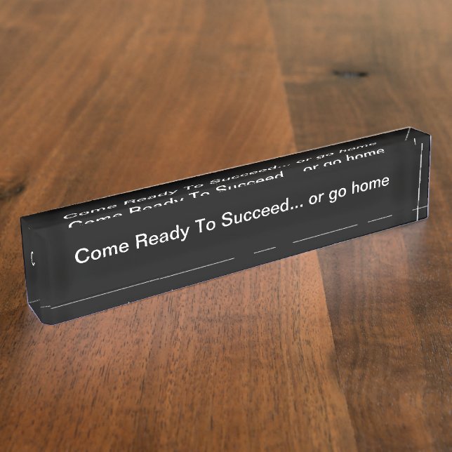 Office Success Professional Office Inspiration Nameplate (Side)