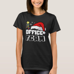 Office Team Family Group Match Christmas Santa Cl T-Shirt