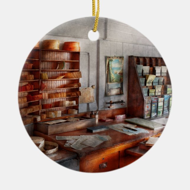 Office - The Purser's room Ceramic Ornament (Front)