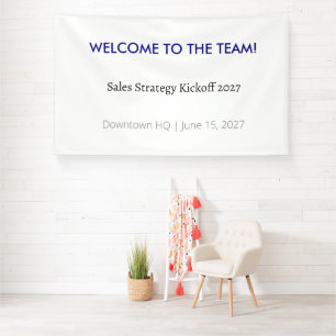 Office Vinyl Banner (Corporate Event)