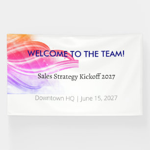 Office Vinyl Banner (Corporate Event)