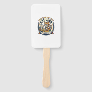 Office Work From Home Cat Cat Lover Gift - Office Hand Fan