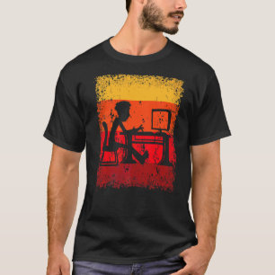 Office Work Programmer Programming Home Office Vin T-Shirt
