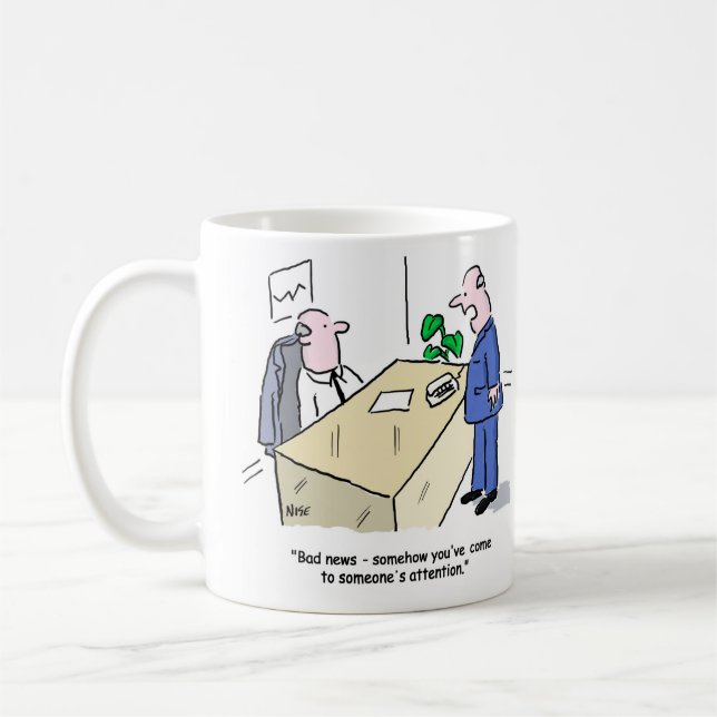 Office Worker Humour Coffee Mug (Left)