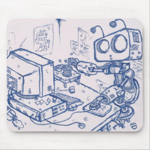 Officebot Mousemat Mouse Pad