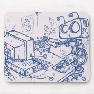 Officebot Mousemat Mouse Pad