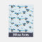 Officer add name police baby blanket