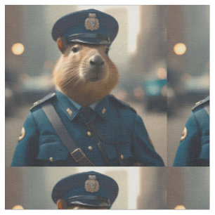 Officer Capybara, Fabric