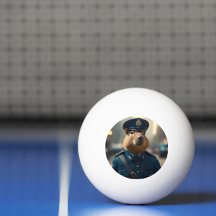 Officer Capybara The Policeman,  Ping Pong Ball