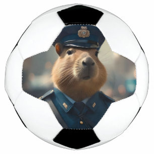 Officer Capybara The Policeman, Soccer Ball