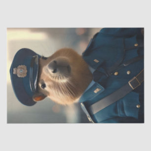Officer Capybara The Policeman, Tissue Paper