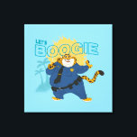 Officer Clawhauser - Let's Boogie Canvas Print<br><div class="desc">Zootopia 2 | Officer Clawhauser is ready to boogie! Carry around your favorite Zootopia PD officer on a tote bag,  mug,  or sport on a graphic tee. Catch Clawhauser on even more custom Zazzle merchandise today!</div>
