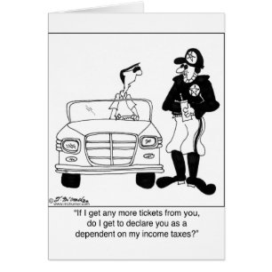 Officer declared as a dependent