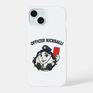 Officer Kickball Soccer Referee iPhone 15 Case
