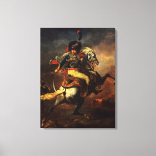 Officer of the Hussars, 1814 Canvas Print