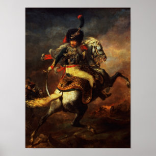Officer of the Hussars, 1814 Poster