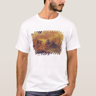 Officer of the Hussars, detail of cannon on T-Shirt