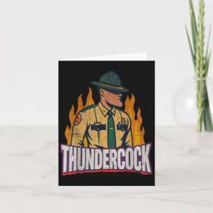 Officer Sergeant Cius Thunder Bodycam Funny Meme Card