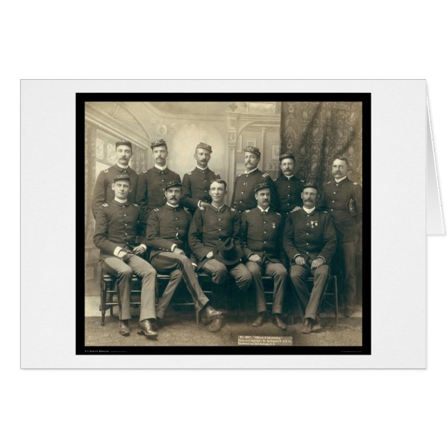 Officers of the 9th Cavalry SD 1891 (Front Horizontal)