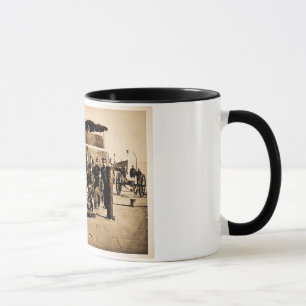 Officers on Deck of Ironclad Monitor Civil War Mug
