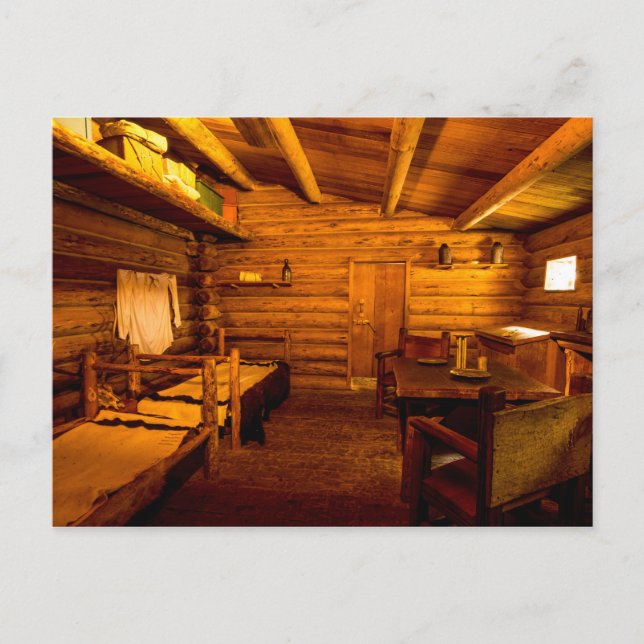 Officers Quarters Fort Clatsop - Lewis And Clark Postcard (Front)