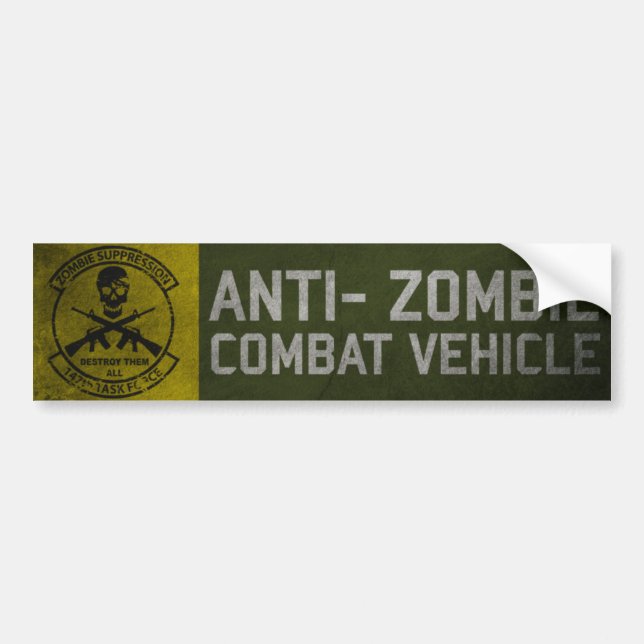 Official 147th Zombie TF Bumper Sticker (Front)