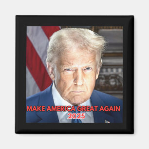 Official 2025 Inaugural Portrait Of President Dona Magnet