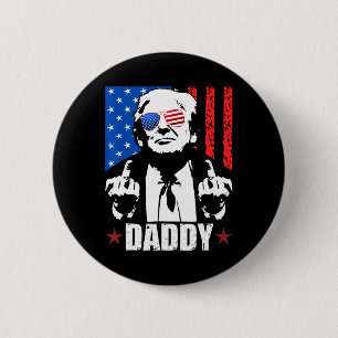 Official 2025 Trump Daddy Official 2025 Trump Dadd 2 Inch Round Button