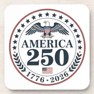 Official America 250th Anniversary Commemorative Coaster