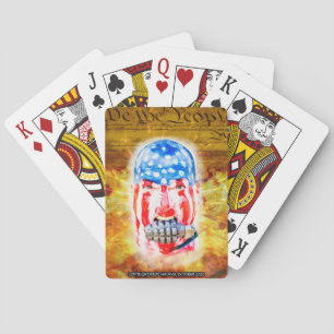 Official America's Dead Poster Design on Playing Cards