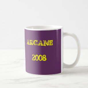 official arcane merch mug "2008"