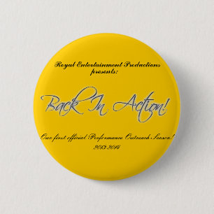 Official BACK IN ACTION Button