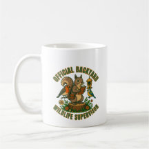 Official Backyard Wildlife Supervisor Funny Mug