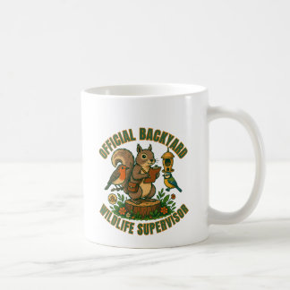 Official Backyard Wildlife Supervisor Funny Mug