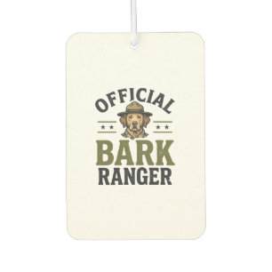 Official Bark Ranger Dog Vintage Graphic_1 Air Freshener