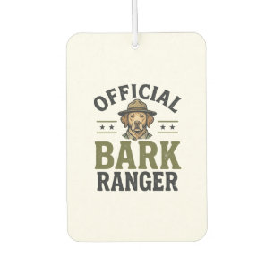 Official Bark Ranger Dog Vintage Graphic_1 Air Freshener