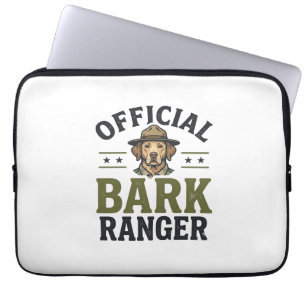 Official Bark Ranger Dog Vintage Graphic_1 Laptop Sleeve