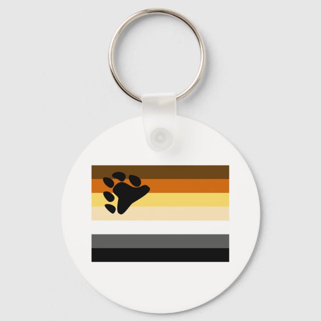 OFFICIAL BEAR PRIDE FLAG KEYCHAIN (Front)