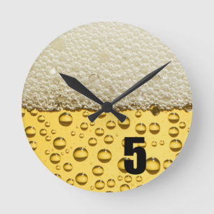 Official Beer Round Clock