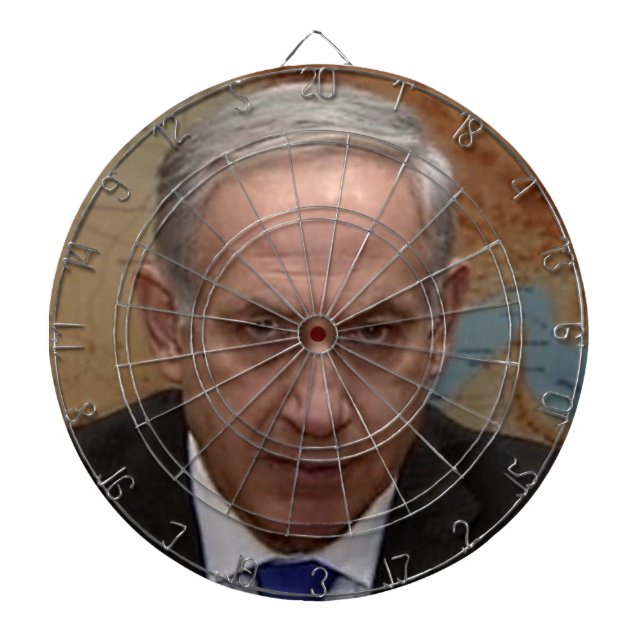 official benjamin netanyahu dartboard (Front)