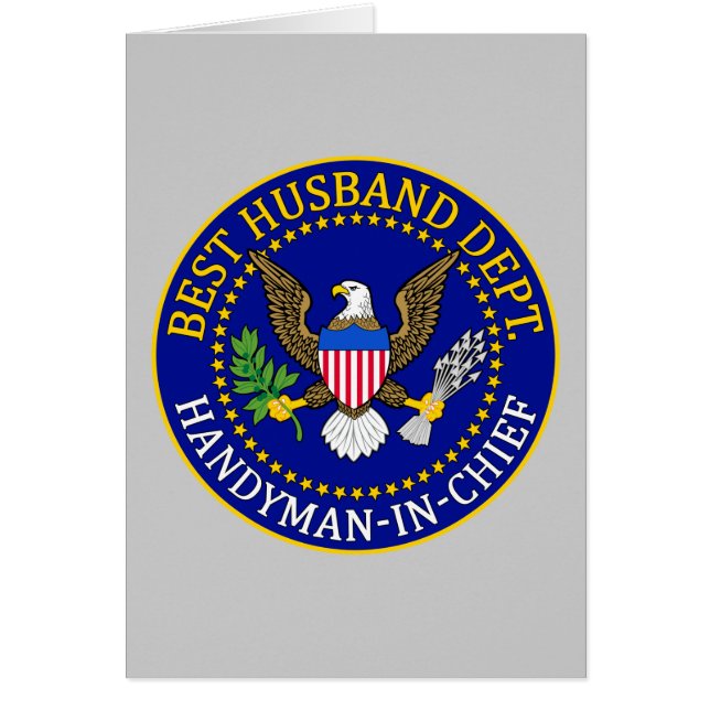 Official Best Husband Department Seal (Front)