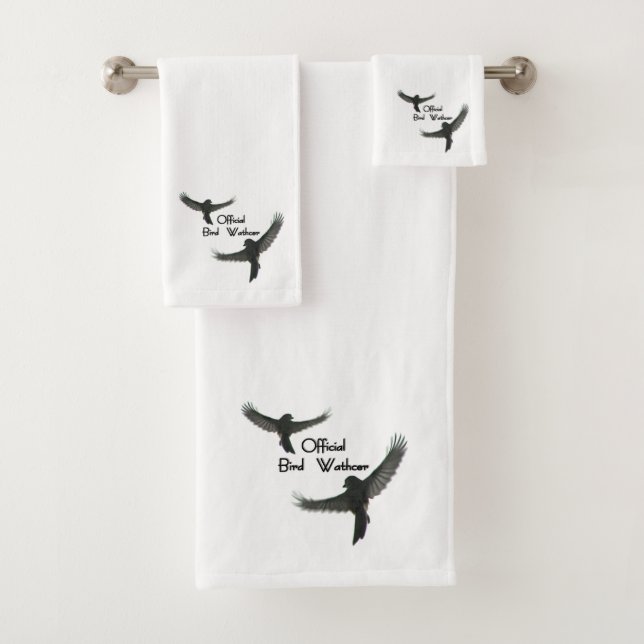 Official Bird Watcher Bath Towel Set (Insitu)