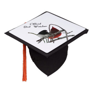 Official Bird Watcher Graduation Cap Topper