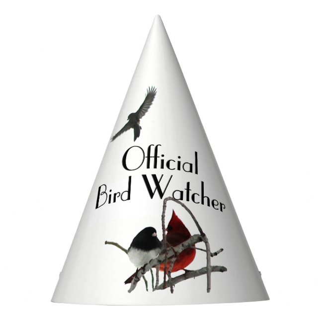 Official Bird Watcher Party Hat (Front)