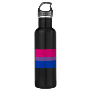 OFFICIAL BISEXUAL PRIDE FLAG 710 ML WATER BOTTLE