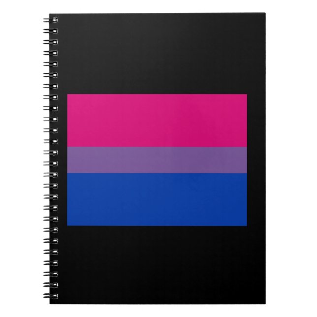 OFFICIAL BISEXUAL PRIDE FLAG NOTEBOOK (Front)